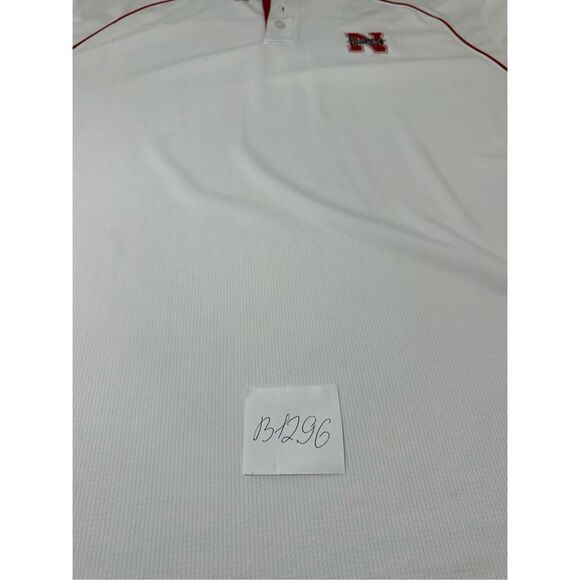 Russel Shirt Men's Large Red White Athletic Polo Size XXL N Huskers See Desc - Picture 13 of 13